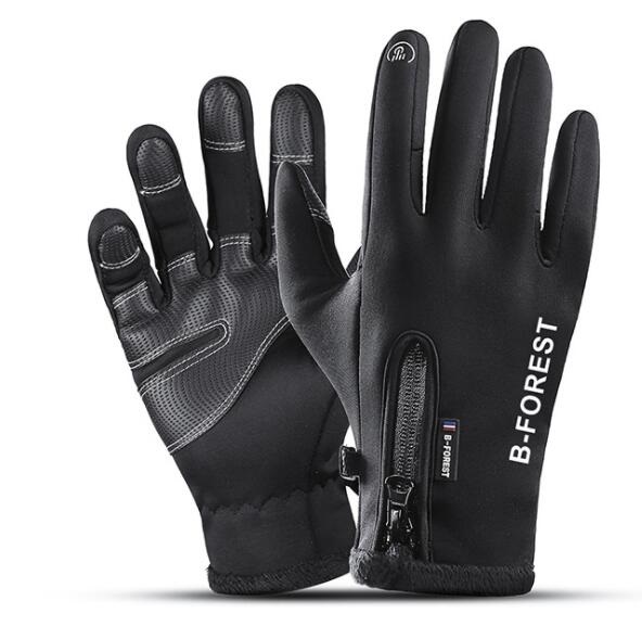 

2020 Touch screen glove cold proof men women Sport Gloves fleece thickened Winter outdoor riding warm waterproof Training yakuda wholesale, Sixth generation orange camouflage