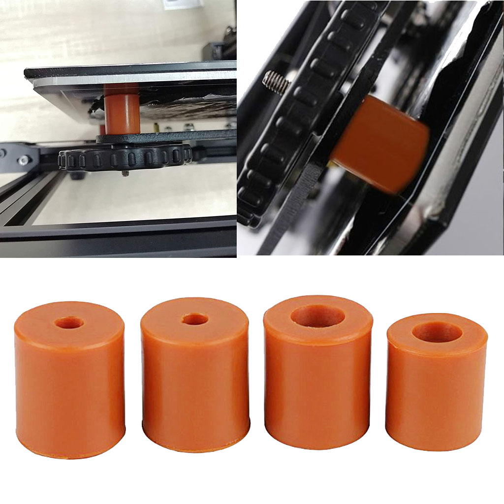 

4x stable bed heatbedleveling column -resistant buffer for