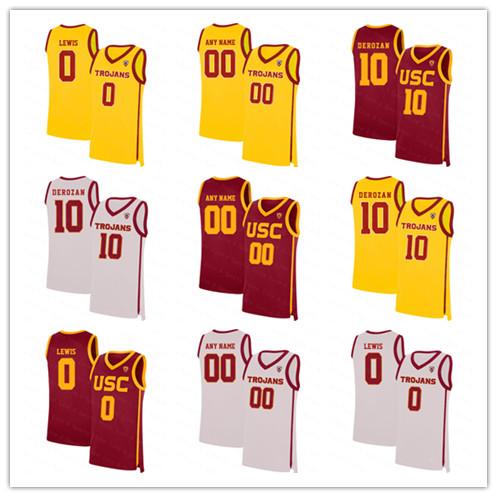 

Ncaa Men USC Trojans College Basketball 10 DeRozan Isaiah Mobley Onyeka Okongwu Brian Scalabrine McLaughlin Chimezie Metu Agbonkpolo Jersey, Yellow