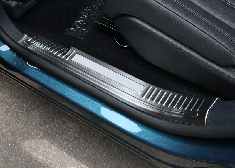 For Mitsubishi Eclipse Cross Accessories 2017-2019 Steel Door Sill Protector Door Sill Guard Scuff Plate Trim 4pcs