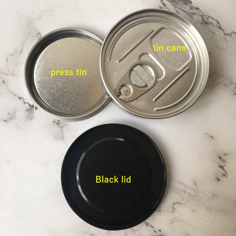 

3.5G Tin Cans Press Sealed Sealing Lid Cover for Dry Herb Flowers Pressed Custom Label Smartbud Smart BUD Carts Organic Cali Diamond