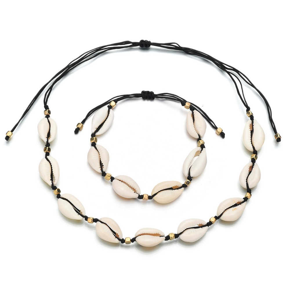

Accessories Posimi Second Joker Pendant Natural Shell Bracelet Suit, N1599