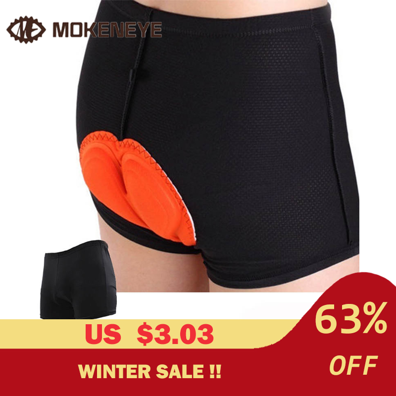 

Bike Cycling Shorts Sponge Gel 3D Padded Black Comfortable Wear Resistant Riding Shorts Pants Underwear Size -XXXL Underwear, Black and orange