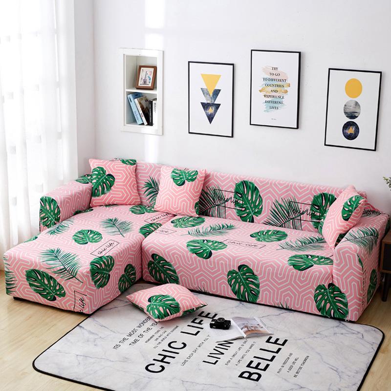 

45Color printing Tight Wrap Sofa Cover Elastic Needs Order Sofa Cover If L-style Sectional Corner Covers