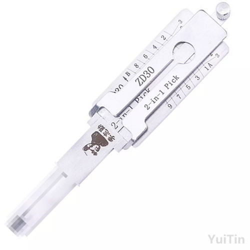 Wholesale price LISHI ZD30 Ducati motorcycle 2 in 1 Auto lock Pick and Decoder locksmith tool-image-468059117