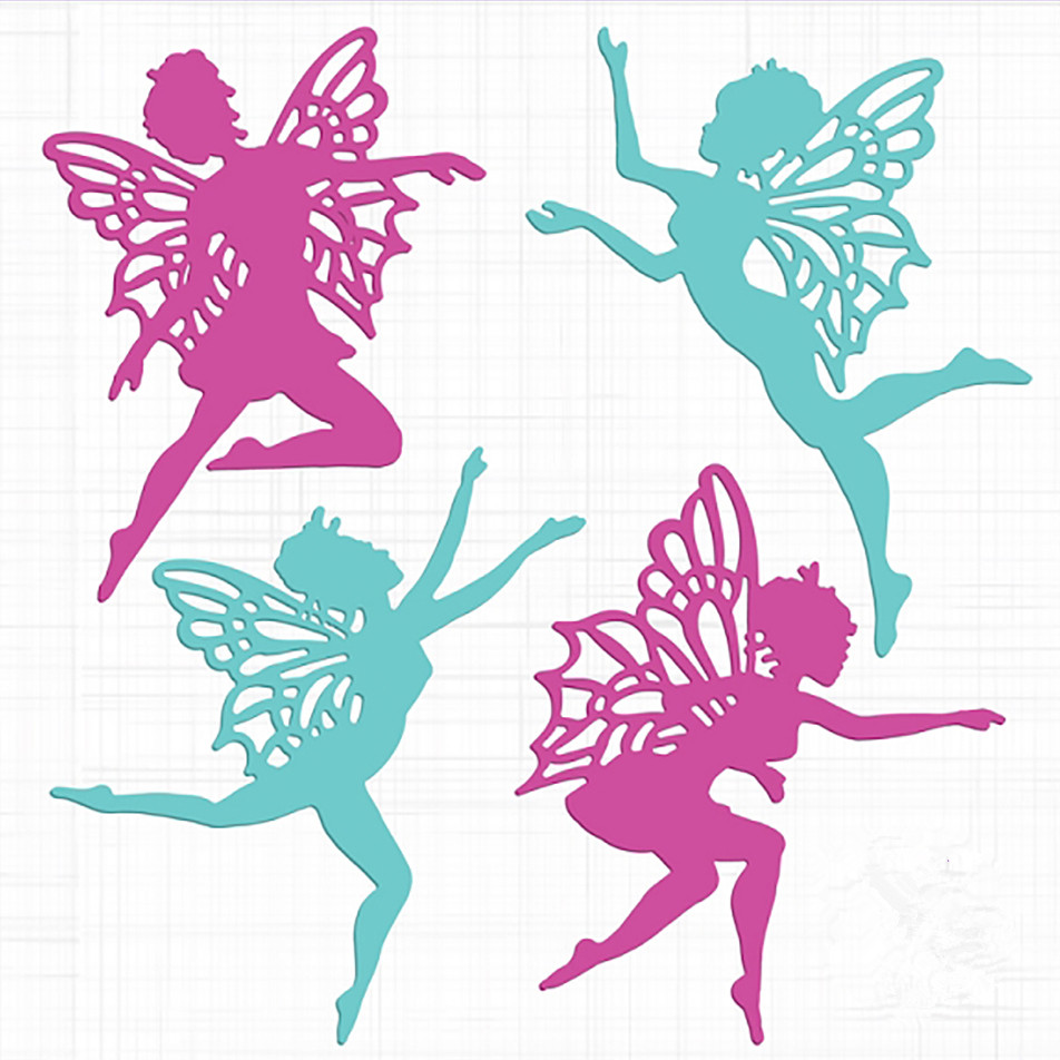 

Metal Cutting dies of Butterfly Fairy Frame Dies for Cards Stencil Scrapbooking and Paper Crafts handmade Embossing folder DIY