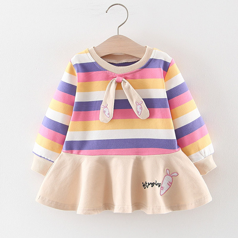 

Melario Sequin Baby Dresses Spring New Baby Girls Clothes Long Sleeve Cute Mesh A-Line Princess Dress Infant Kids Clothing, Az2182pink