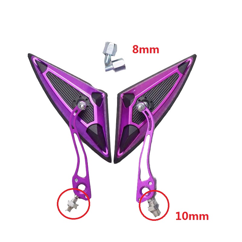 

8/10mm Motorcycle Mirror Back View Mirror Universal Rearview Mirrors Mirrors Moped Side Cool High Quality
