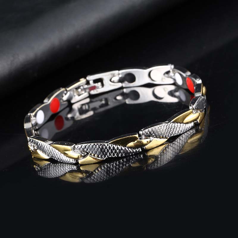 

Dragon scales Magnets bracelet bangle cuff women mens bracelets wristband Fashion jewelry will and sandy gift