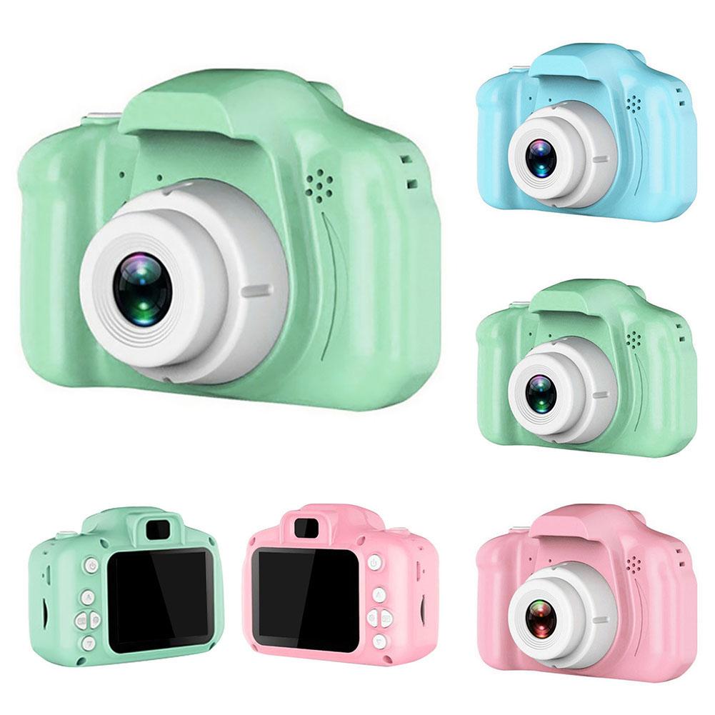 

Mini Digital Camera Toys for Kids 2 Inch HD Screen Chargable Photography Props Cute Baby Child Birthday Gift Outdoor Game, Pink