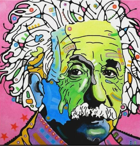 

Albert Einstein Oil Painting On Canvas Pop Art Wall decor Portrait Wall Art Home Decor Handcrafts /HD Print 191022