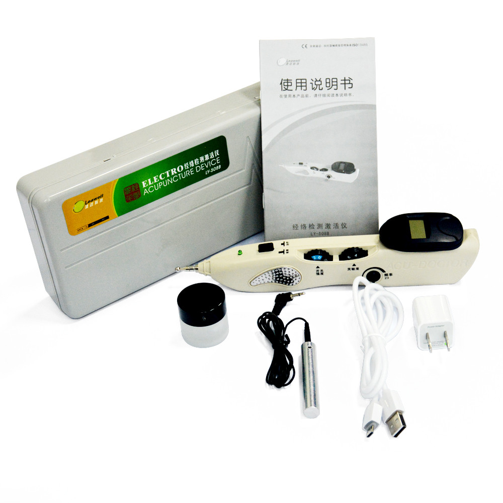 

Portable Electronic Acupuncture Pen Set Massager Pain Relief Therapy Safe Meridian Energy Heal Massage Body Neck Leg Tool LY502B