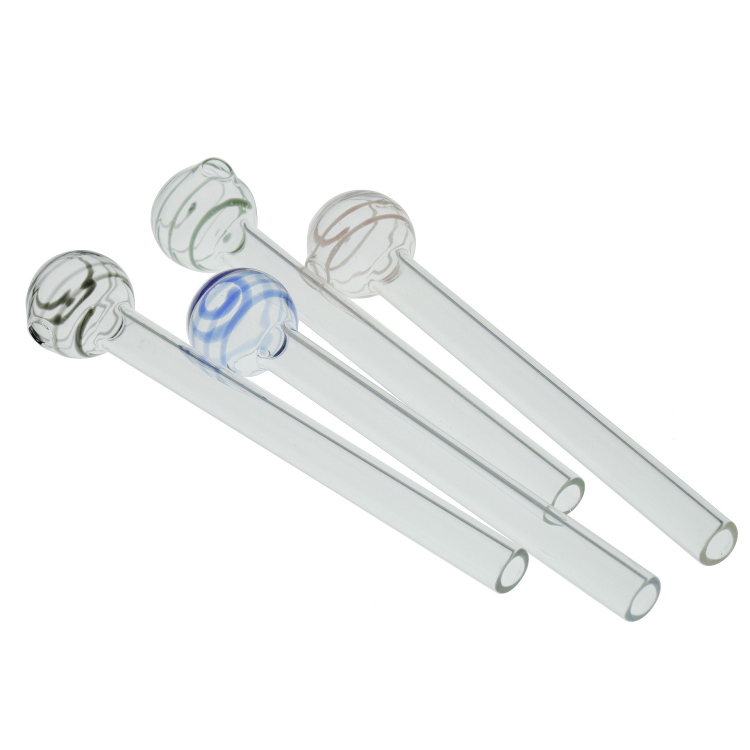 

6 inch 15cm glass oil burner pipes water bongs length pyrex glass water pipe thick clear for Hookah smoking pipes accessories