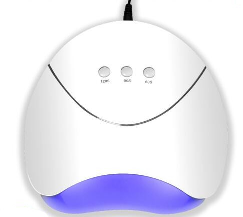 

36W LED UV Lamp Nail Dryer Cure All Nail Gels Polish Machine For Manicure 12leds Nails Lamps, White