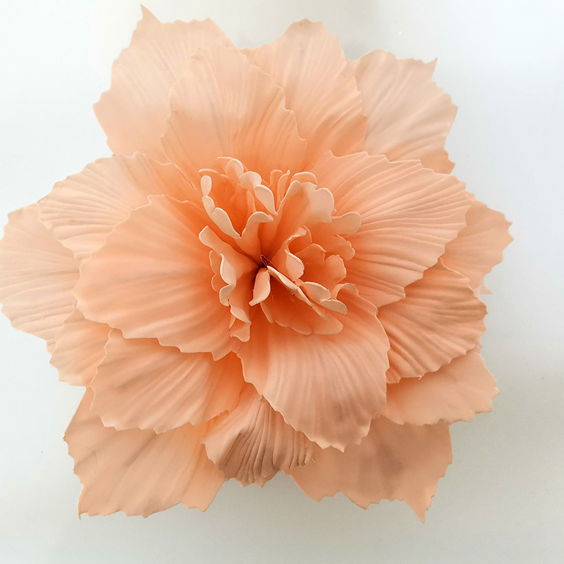 

2Pcs/lot 30CM PE Christmas Flower New Year Decoration Fake Foam Flowers Decoration Home Flores Artificial Flower Wall Wedding Background, Red