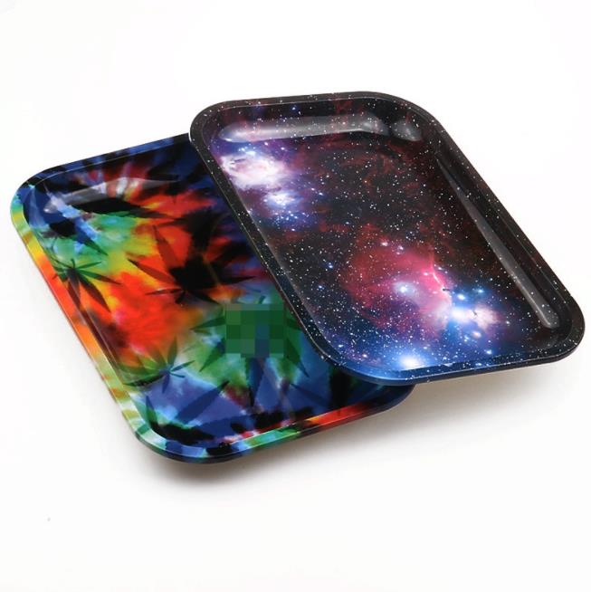 

280x180mm Medium Star Cigarette Pan Tin Smoke Pan Medium Leaf