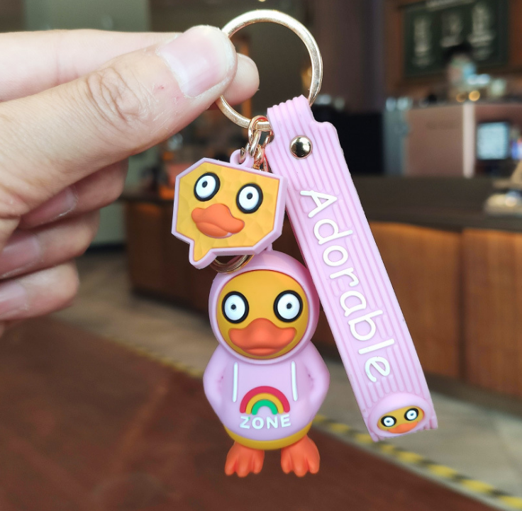 

Korean New Key Chain, The Cute Penguin Keyring Bag Pendant Car Keychain Creative Pendant Key Chain,Key chain designed for lovers