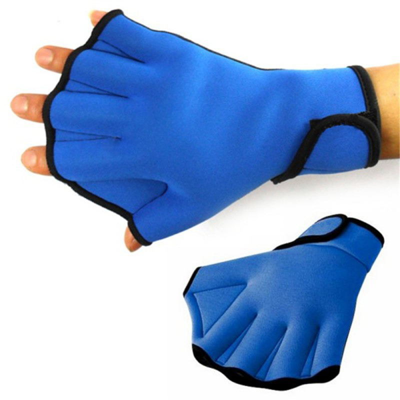 

1 Pair Water Swim Gloves Aerobics Aqua Jogger Swimming Hand webbed Swim Surfing Diving Webbed Neoprene Paddle Gloves