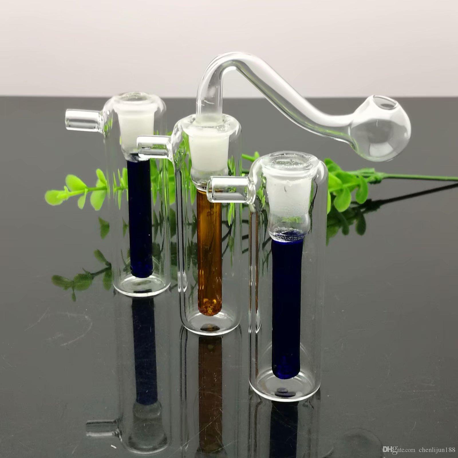 

Classic mini portable glass pot Great Pyrex Glass Oil Burner Pipe Thick oil rigs glass water pipe