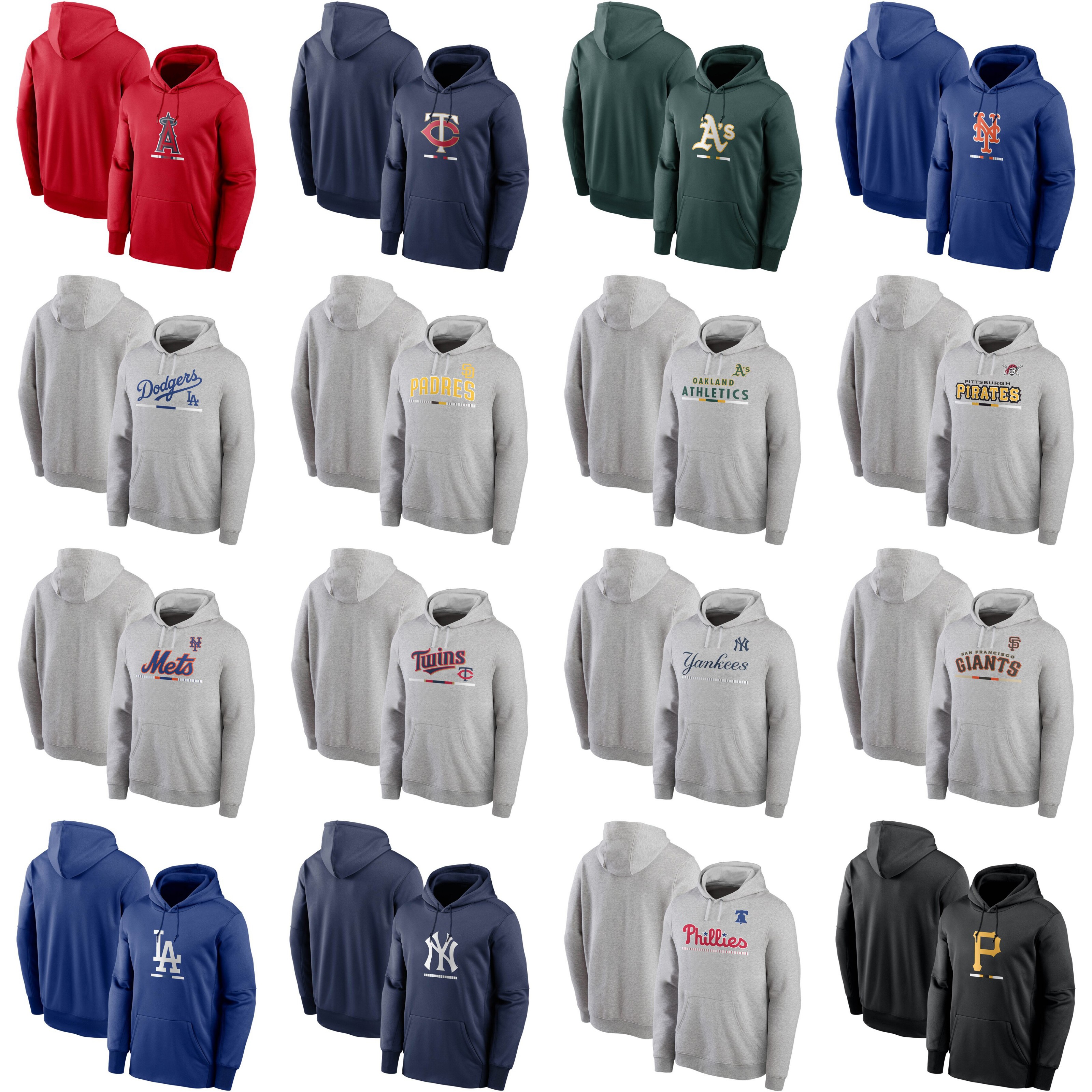 

2020 New Season Legacy Performance Pullover Hoodie Los Angeles Sweatshirts Mens Womens Youth Baseball Jerseys Free Shipping, Blue;black