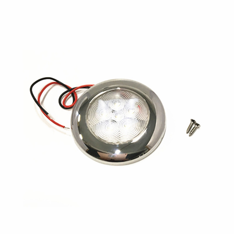 

12V Marine Boat LED Ceiling Dome Light Car Interior Lamp for 12V Marine Boat RV Motorhome Accessories Blue/White, As pic