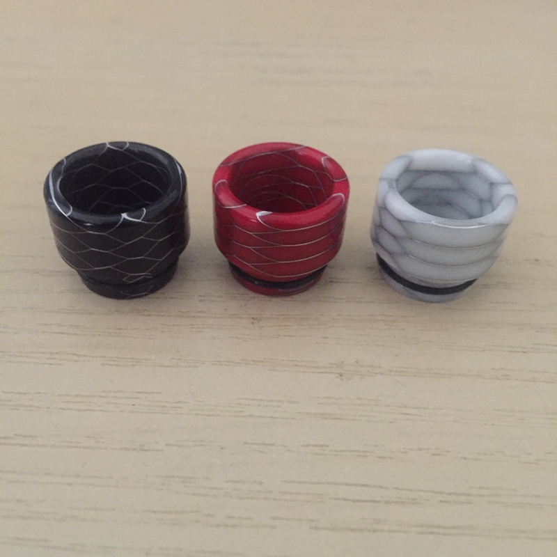 

Newest Colorful 810 Drip Tip Honeycomb Snake Resin Wide Bore Mouthpiece Fit TFV8 Big Baby TFV12 Prince Tank Vaporizer Atomizer Hot Cake