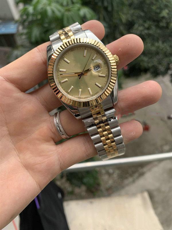 2020Mens Montre 41mm Mouvement automatique en acier inoxydable Montres Hommes 2813 Designer mécanique Homme Montres de luxe Datejust Wristwat7a73