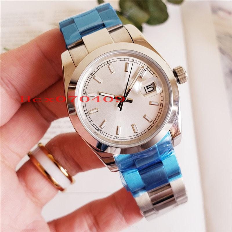 

Top Quality Mens Watch Datejust 40mm Smooth Bezel Mens Designers Stainless Steel Automatic Movement Mechnical Watches Original Box, Style