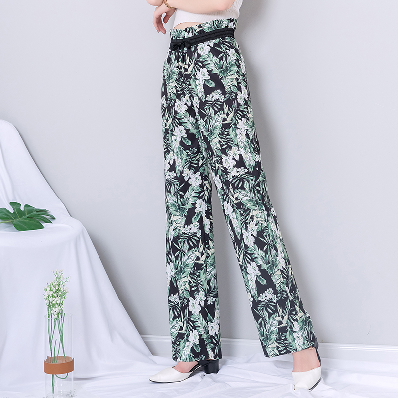 white chiffon pants plus size