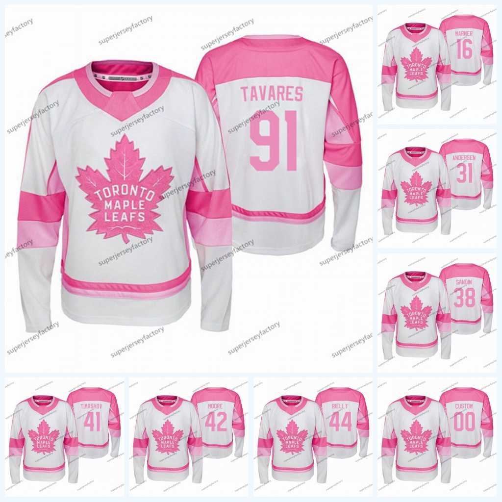 

91 John Tavares Toronto Maple Leafs 2019-20 Jersey Fishion Girl 16 Mitch Marner 34 Auston Matthews 31Frederik Andersen Trevor Moore Rielly, 38 rasmus sandin