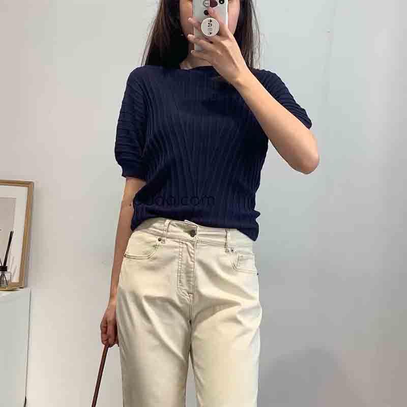 

Women Sweater Autumn New Bat-type Versatile Sweater Top, White