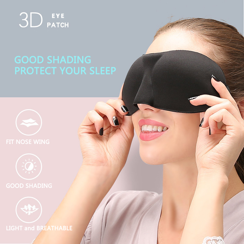

3D Sleep Eye Mask Wholesale-New 3D Eye Masks Shade Cover Rest Sleep Eyepatch Travel cozy Eye Sleep Masks