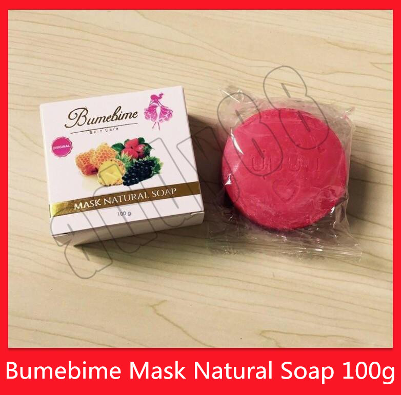 NOUVEAU Soins de la peau du corps peau Bumebime Masque Savon naturel Savon main Blanchiment avec Fruit Essential 100 g DHL Livraison gratuite