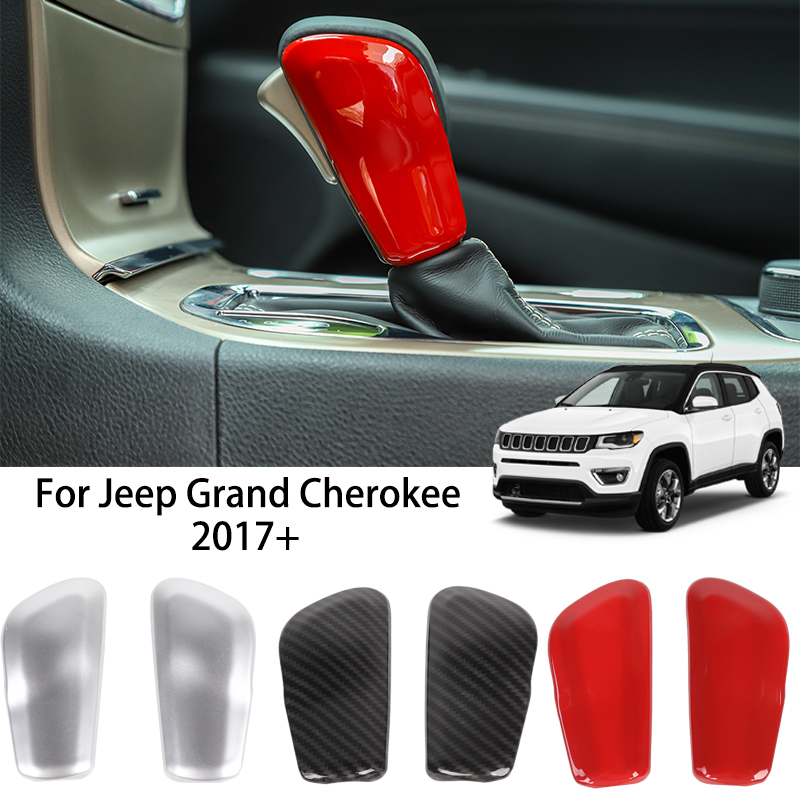 

Car Gear Shift Knob Shifter Trim Stickers ABS Decoration Cover for Jeep Grand Cherokee Interior Accessories