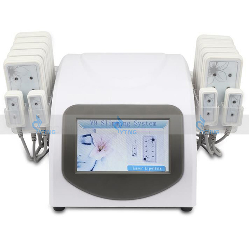 

Best Quality Laser Liposuction Weight Loss Lipo Laser Slimming Machine Body Shaping Fat Loss 14 Pads Lipolaser Cellulite Removal Equipment