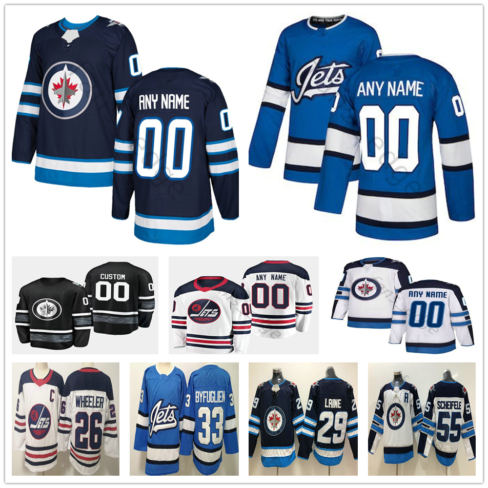 

Custom Winnipeg Jets 29 Patrik Laine 27 Nikolaj Ehlers Kyle Connor 85 Mathieu Perreault 26 Blake Wheeler Men Women Kids Youth Hockey Jerseys, Beige men sizes
