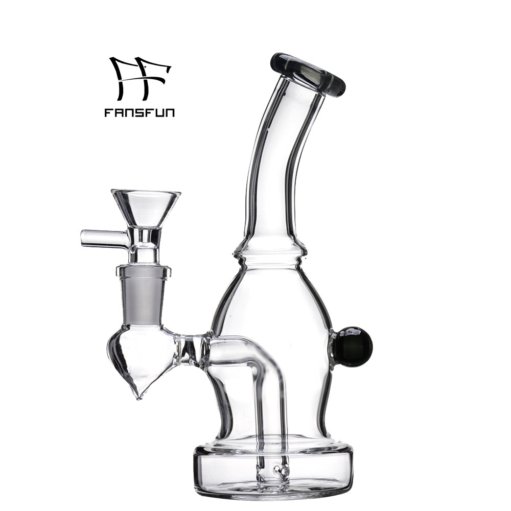 

14mm Female Glass Water Pipe Heady Bong Smoking Bubbler With Bowl Oil Rigs Dry Herb Tobacco Hookahs