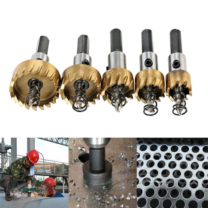 Metal Cutting Double Tête Feuille Nibbler Hole Saw Cutter perceuse outil Tackle