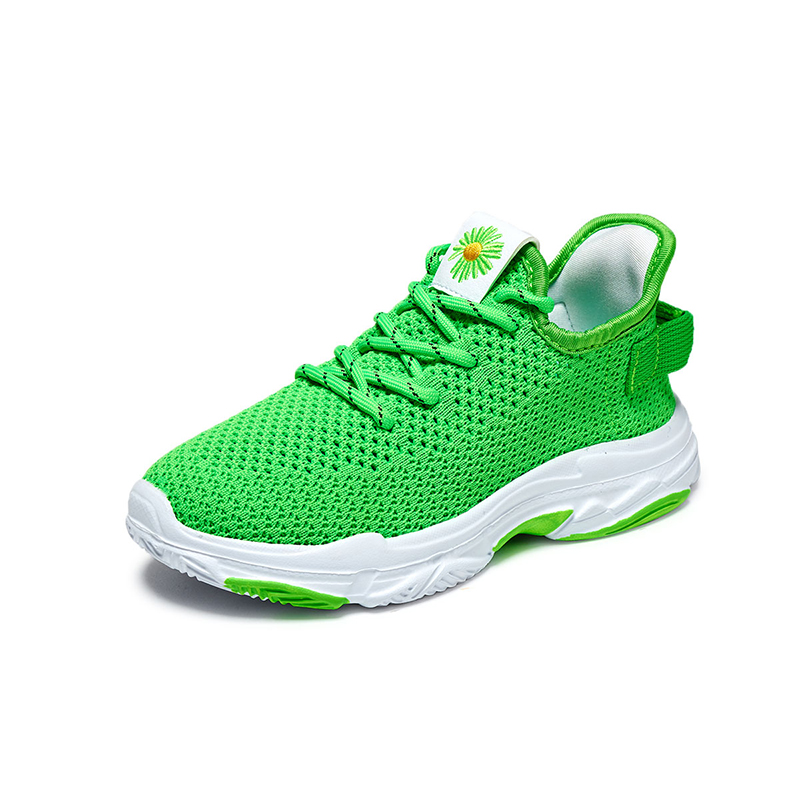 

Breathable Kids Sneakers Mesh Comfortable Children Running Shoes Non-slip Outdoor Sport Shoes Small Daisies Boys Girls Trainers, Black