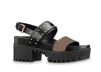 LIVRAISON GRATUITE 20 été sexy femmes sandales à talons hauts noir cuir PU épais avec des talons hauts à bout ouvert dames plate-forme sandales c