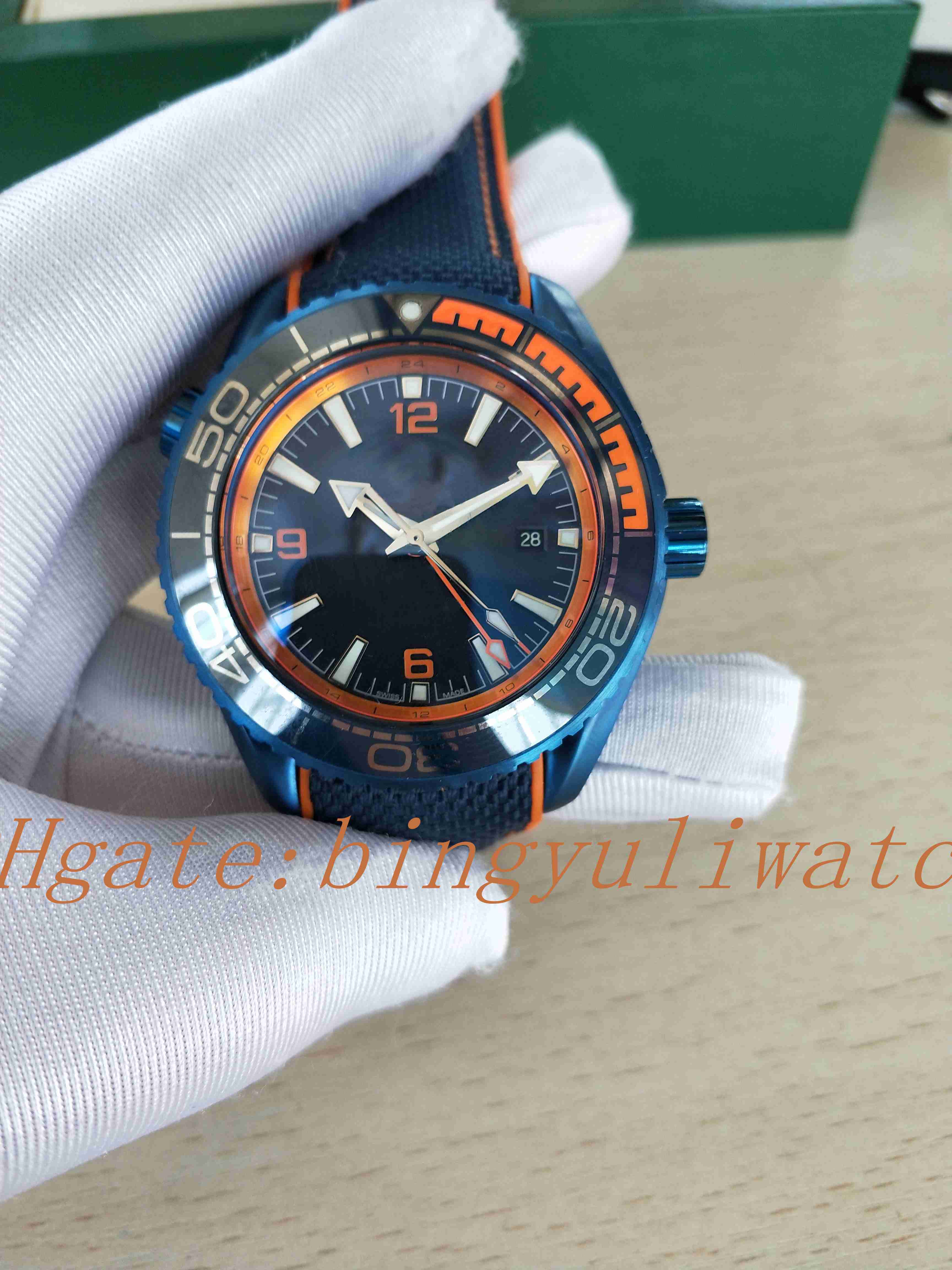 

Luxury Factory Sales watches Top Quality 600M 8906 Automatic Movement Mens Watch 45MM Sport Wrist Watches Original Box, 01