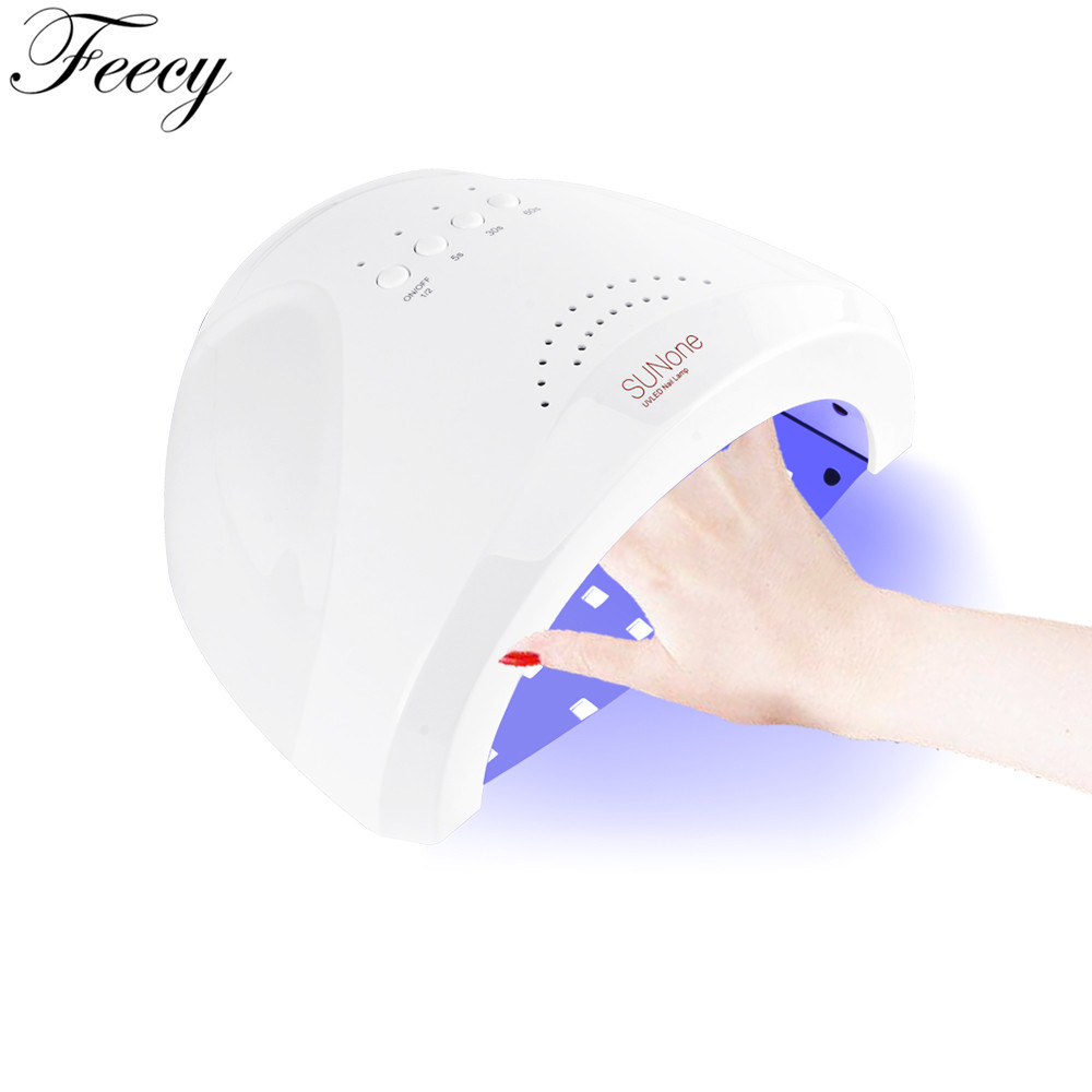 

Lamp For Gel Nail Polish Sun One Ice Lamp For Nail 48W SUN UV Secador De Unas UV Led Dryer Ice Feecy, Sunone white us