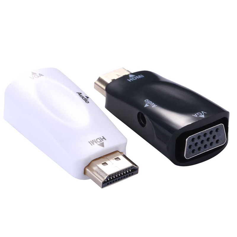 

1080P VGA Adapter Audio Cable Converter Male to Female HD 1080P For PC Laptop TV Box Computer Display Projector Z2