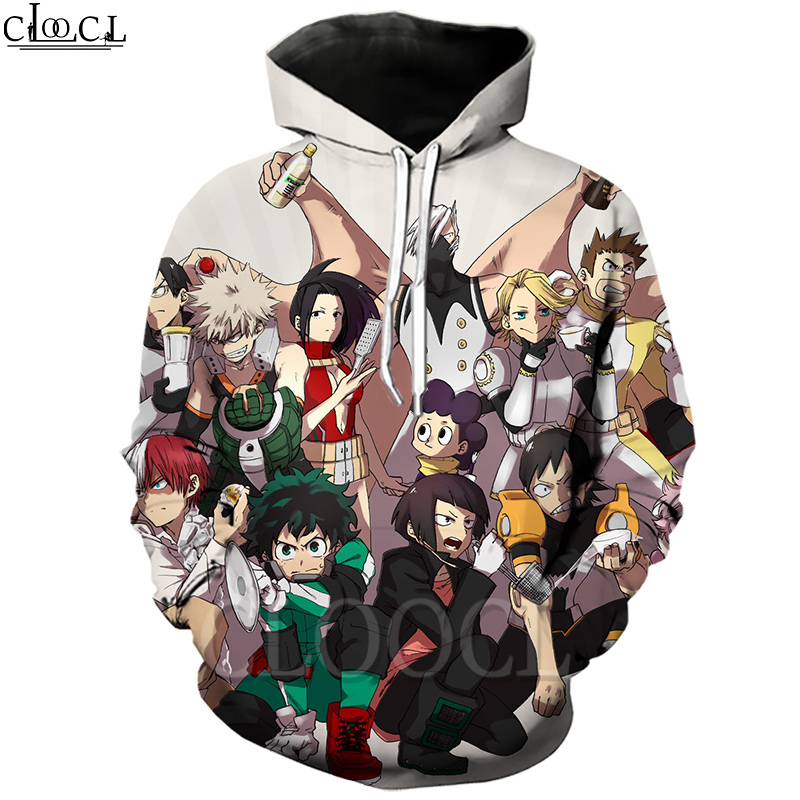 

CLOOCL New Men/Women Hoodie Anime My Hero Academia 3D Print Street Style Hoodies Hip Hop Sweatshirts Harajuku Coat Tracksuit, Hoodie 1
