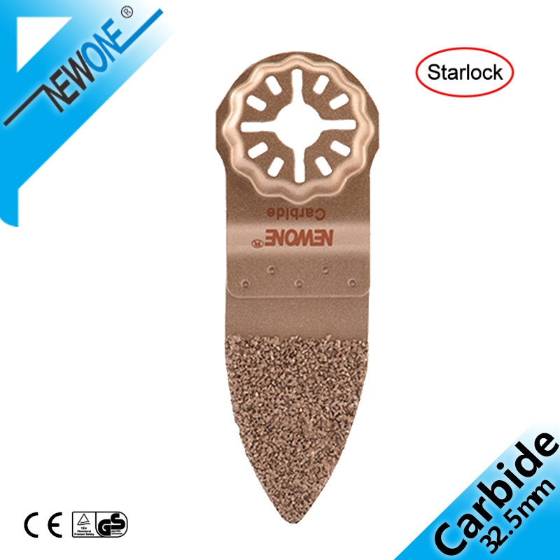 

NEWONE Starlock Carbide Finger Rasp, Oscillating Multitool Saw Blades for Starlock Cutting Wood Drywall Plastics