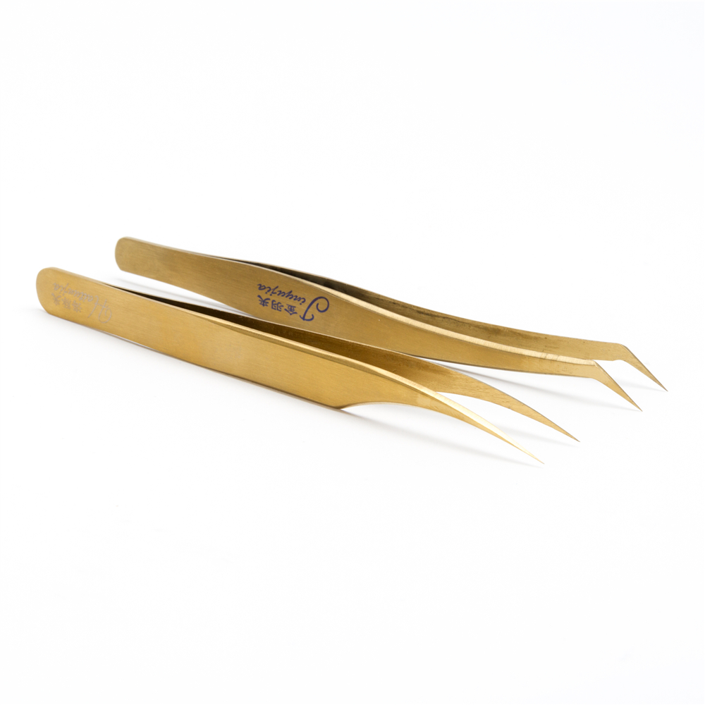 

Makeup Russian Volume Eyelashes Tweezers Professional Eyelash Extension Tweezer Lashes Stainless Steel Eyebrow Tweez248T