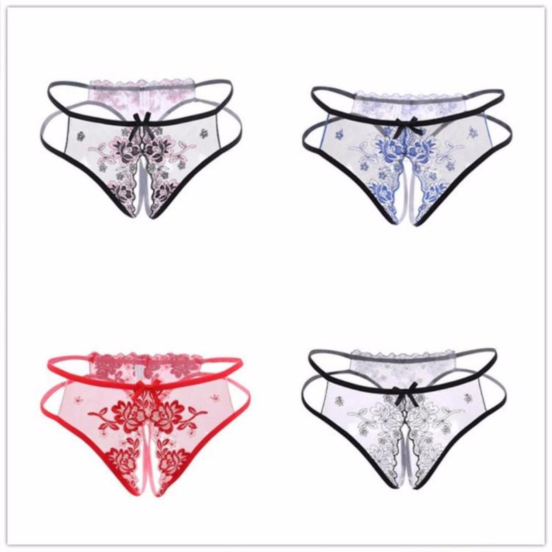 

Women's Lace G-String Thong Panties String Erotic Underwear Women Briefs Sexy Lingerie Pants Intimate Goods, White