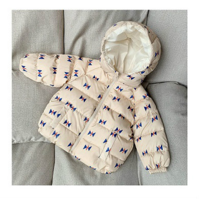 

Children Fashion Down Coat Luxury Printing with Sunflower Pumpkin Carrot Pattern Girls Boys Unisex Fashion Clothing Kids Coat Hot