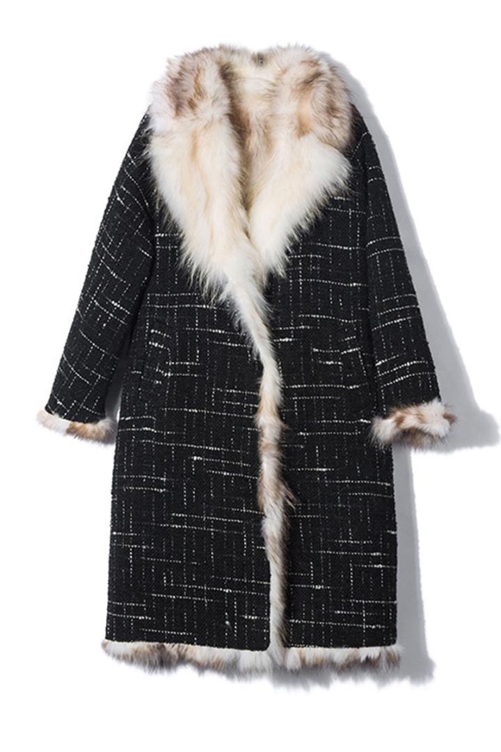 real fur cloak