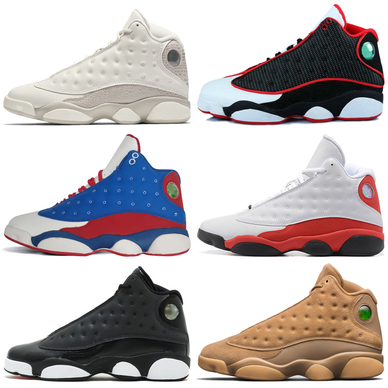 Nike Air Max Retro Jordan Shoes 13s Hommes Chaussures de basket-ball Phantom Chicago Hyper Flints Royal Black Cat Bred Histoire Brown des entraîn